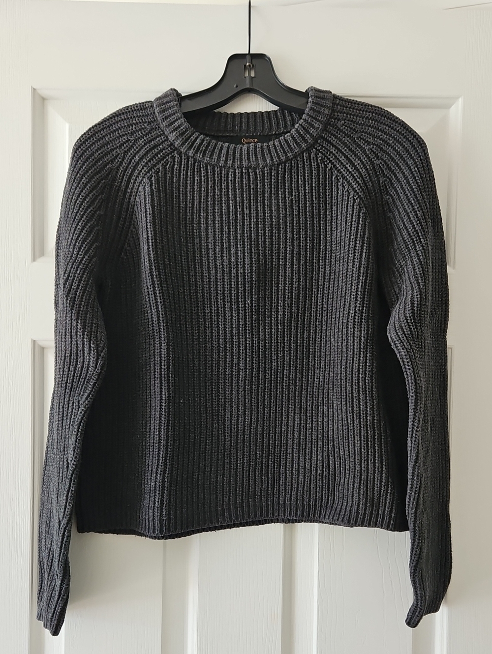 Quince Organic Cotton Fisherman Sweater - Size S